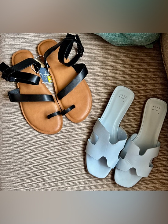 Universal Thread Shoes - Bundle of 2 Pairs Universal Thread & A New Day Sandals - Size 9 NWTs